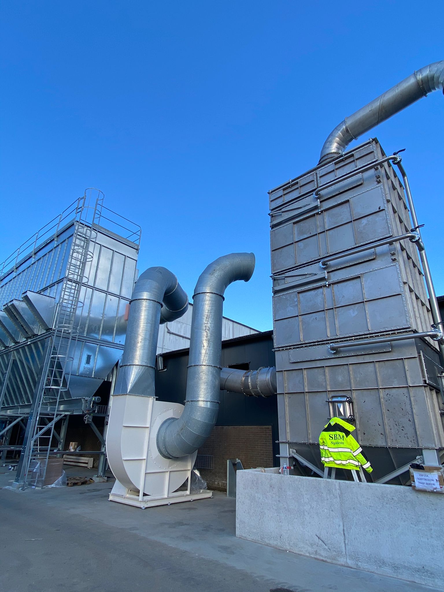 INDUSTRIAL SUCTION AND DUSTING PLANTS - SBM system